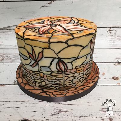 Stained glass cake - Cake by My Cake Day