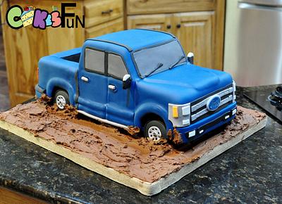 Ford Pick up Truck - Cake by Cakes For Fun