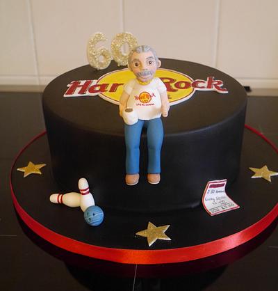 Hard Rock 60th!! - Cake by Daisychain's Cakes