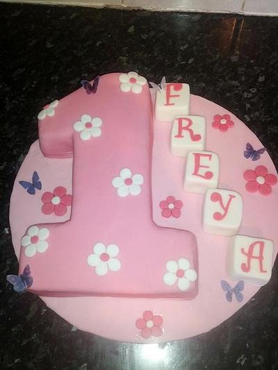 1st Birthday cake - Cake by Brooke