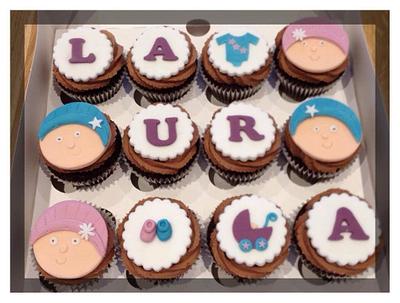 Baby shower cupcakes - Cake by inspiratacakes