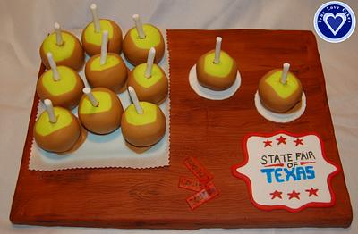 Texas State Fair - Caramel Apples - Cake by Connie from True Love Cakes
