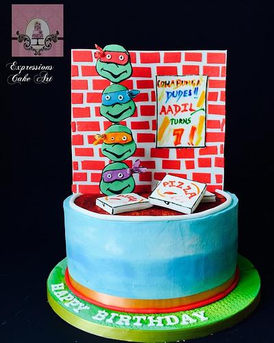 Ninja turtles! - Cake by Expressions Cake Art (Su)