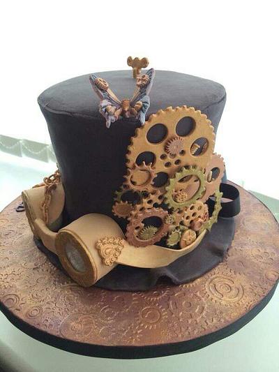 Steampunk hat cake - Cake by june26