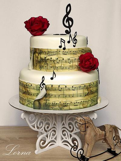 Music cake.. - Cake by Lorna