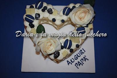 Blue cream tarte - Cake by Daria Albanese