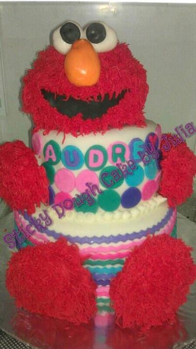 Elmo cake - Cake by sticky dough cakes by Julia in Ferndale