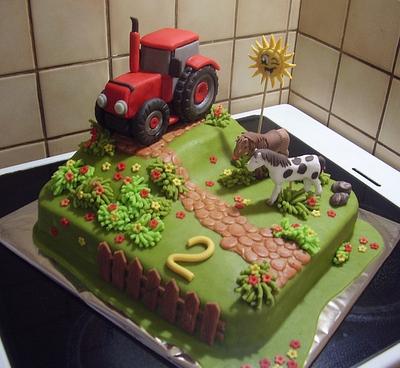 On the farm - Cake by Stániny dorty