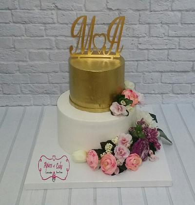 wedding cake - Cake by marwasalah