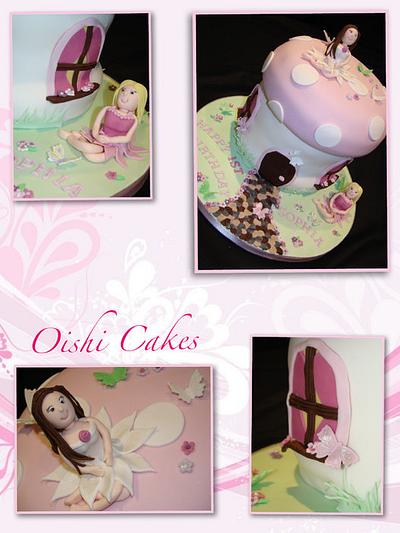 Fairy Toadstool Cake - Cake by Nicky