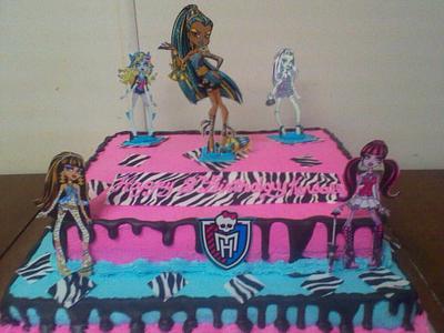 monster high cake - Cake by CC's Creative Cakes and more...