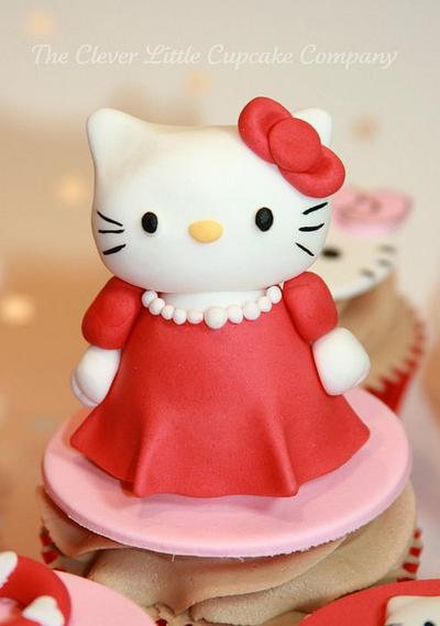 Hello Kitty Cupcakes - Cake by Amanda’s Little Cake Boutique