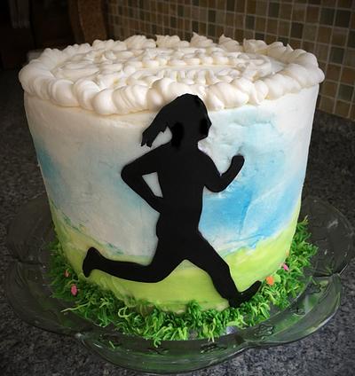 Cross Country Runner - Cake by Wendy Army