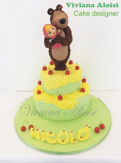 Masha e orso - Cake by Viviana Aloisi