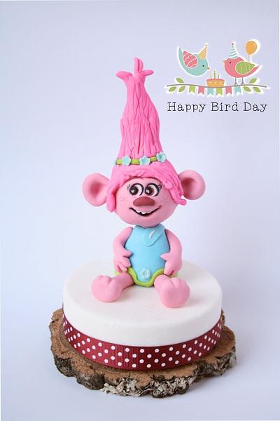 Cake Topper: Poppy (Trolls) - Cake by Happy Bird-Day BCN