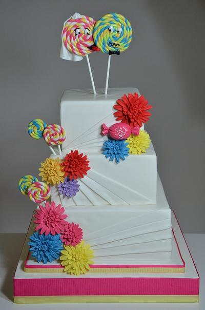 Les mariées en suçon - Cake by rosegateaux