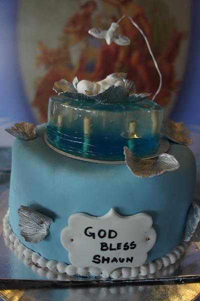 Christening Ceremony Theme Cake  - Cake by GorgeousCakesBLR