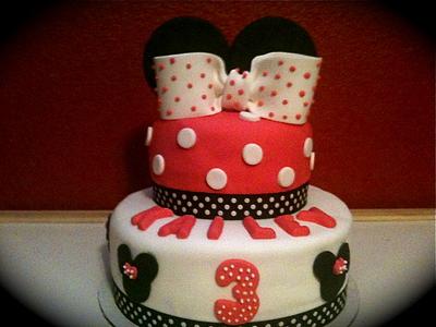 Minnie Mouse Cake - Cake by Amanda Trahan