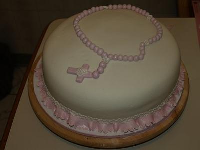 Baptism cake - Cake by kira