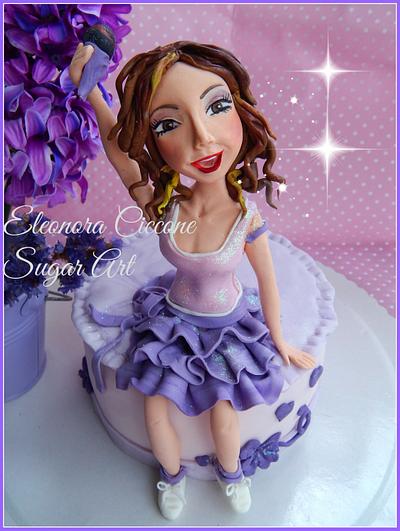 "Violetta" famous singer for teen-agers !!! - Cake by Eleonora Ciccone