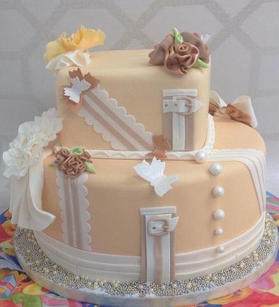 simple wedding cake  - Cake by Ribana Cristescu 