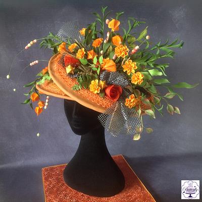 Royal Ascot Hats and Fashion Collaboration 2016 Floral Hat - Cake by Butterfly Cakes and Bakes