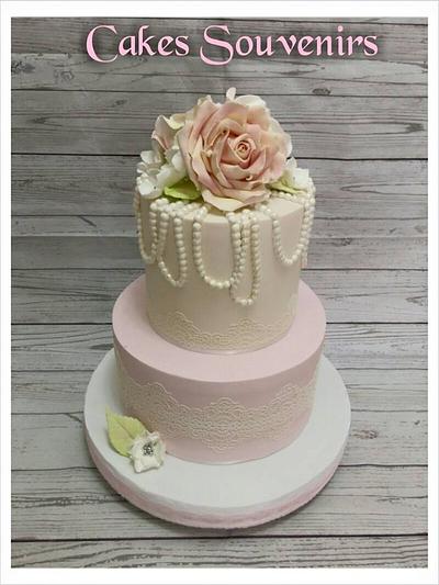 Romantic cake - Cake by Claudia Smichowski