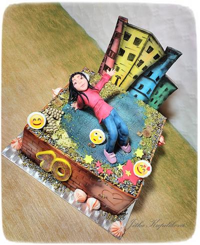 Street dance cake - Cake by Jitka