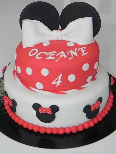 cake minnie - Cake by cendrine