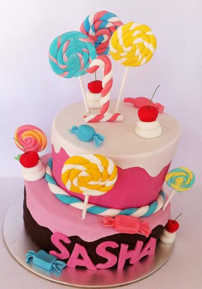 Candyland cake - Cake by ThreeBearsCakery