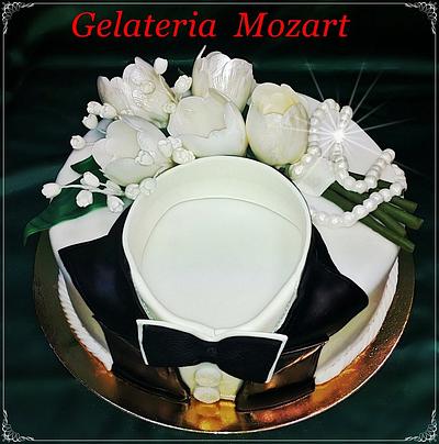 Engagement Cake - Cake by Gelateria Mozart 