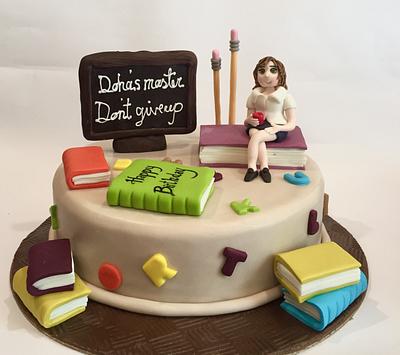 Celebrating her success  - Cake by Eclairpatisserie