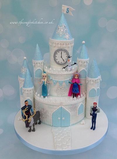 Frozen Castle Cake - Cake by The Crafty Kitchen - Sarah Garland