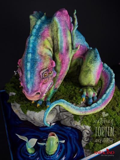 Rainbow Monster 3D Cake - Cake by Victorias Torten Architektur