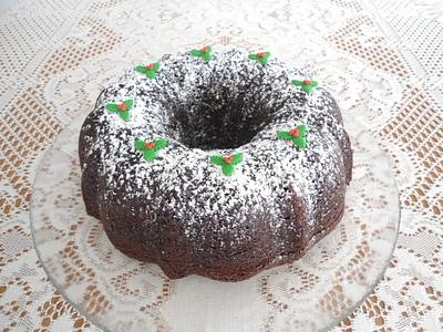 Holly Bundt Cake - Cake by Sugar Me Cupcakes