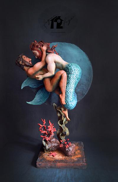 "Mermale love"  for "Be my Valentine's collaboration" - Cake by Daniel Diéguez
