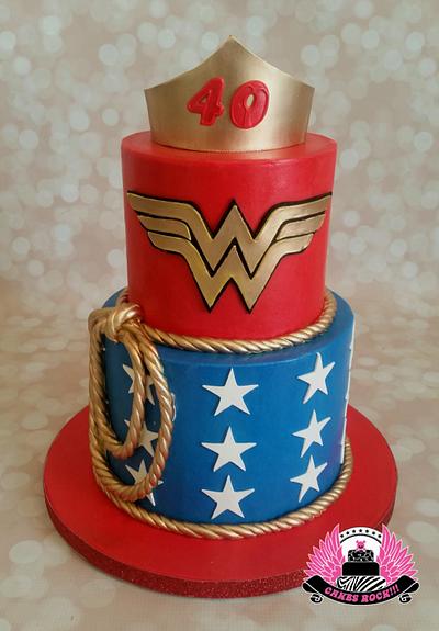 Wonder Woman - Cake by Cakes ROCK!!!  