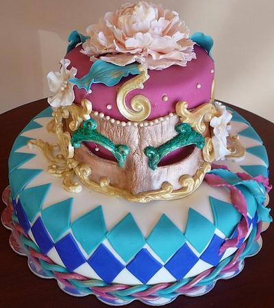 Masquerade Cake - Cake by RoscoeBakery