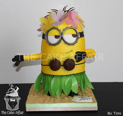 Minion Hula girl - Cake by Designer Cakes By Timilehin