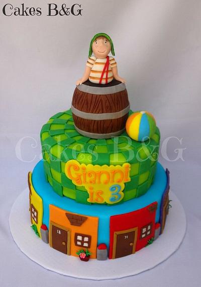 El chavo del Ocho themed cake - Cake by Laura Barajas 