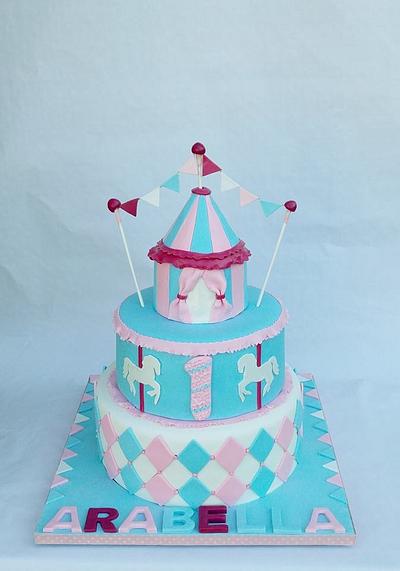Carnival 1ST. Birthday - Cake by Enza - Sweet-E