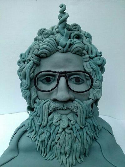 Hipster Zeus  - Cake by pixie 