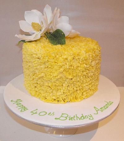 Orange and Passionfruit Birthday Cake - Cake by Esther Scott