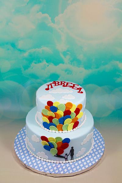 Up ,Up and away - Cake by soods