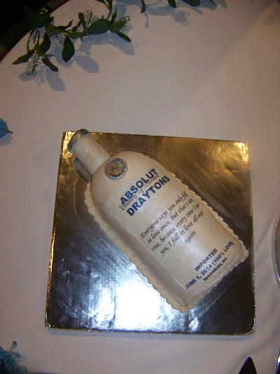 Absolut Grooms cake - Cake by Cakes by Christy G