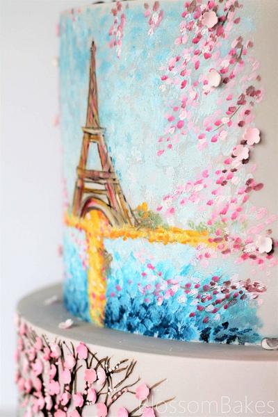 Springtime in Paris - Cake by BlossomBakes
