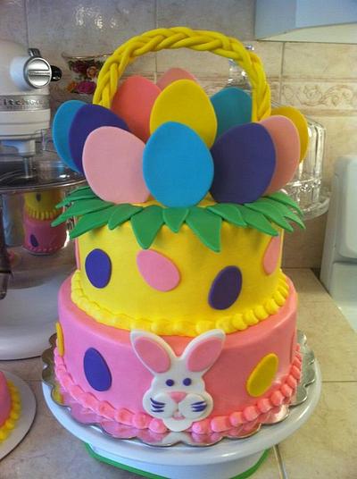  easter basket cake - Cake by Christie's Custom Creations(CCC)