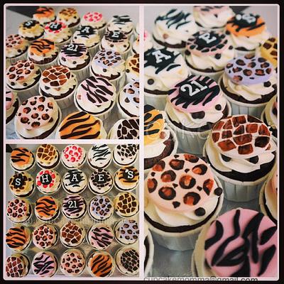 Animal Print Cupcakes - Cake by Trish Ratna