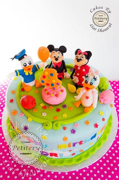 Mickey and friends birthday cake - Cake by Petitery cakes