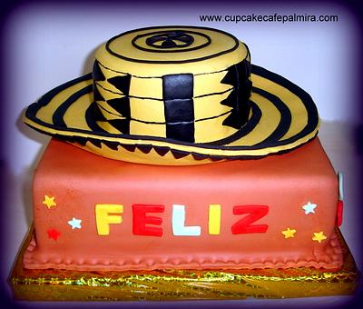 Sombrero Vueltiao Colombia - Cake by Cupcake Cafe Palmira